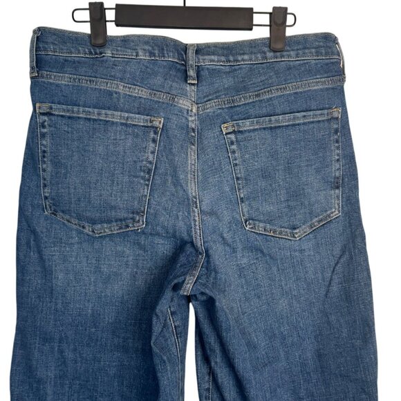 Banana Republic Waist 32 G Crop Premium Denim Jeans Medium Wash - Picture 9 of 13